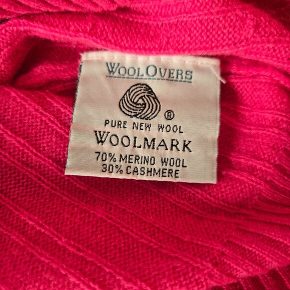 Woolovers Women's Merino & Cashmere Pullover Sleevless Sweater Vest size S pink - Picture 4 of 4